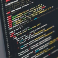 monitor showing Java programming